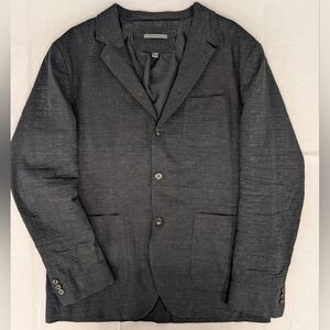 John Varvatos Textured Charcoal Blazer Size 58